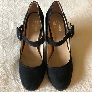 Black Mary Jane Style Heels